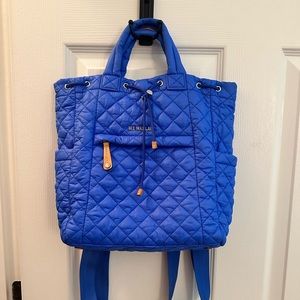 MZ Wallace Small metro convertible backpack bright blue